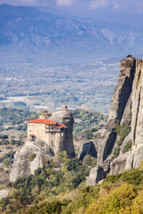 Fototapeta na wymiar Monastery of St. Nicholas Anapausas Meteora, Greece