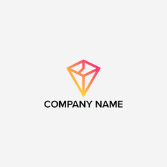 Logo design and logo template