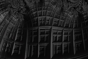 Abstract dark theatre interior texture illustration