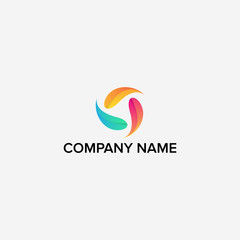 Logo design and logo template