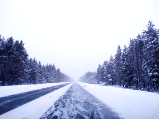 winter road