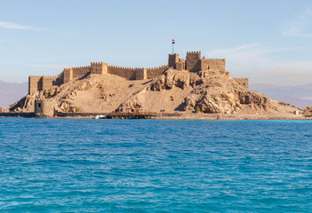 Landscape View of Salah El Din Castle on Farun Island