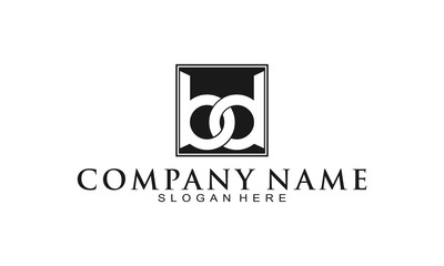 BD letter logo