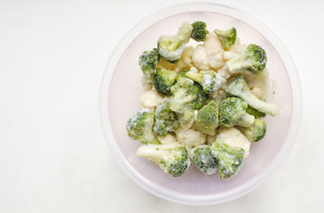 frozen cauliflower and broccoli