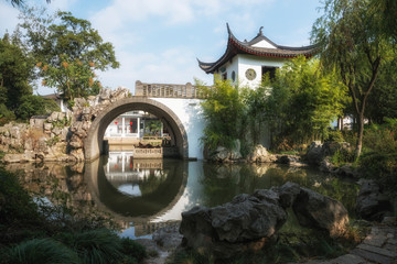 Ancient Garden in Zhujiajiao Town. Shanghai. China