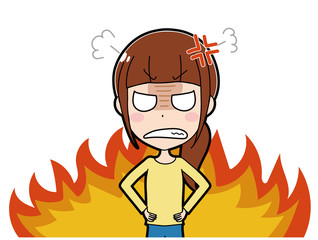 イラスト 白い棒人間 セット 感情 ポーズ Wall Mural はしもとあやね えな屋