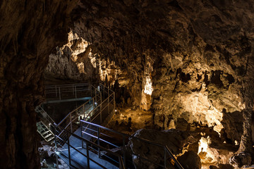 the free Jenolan Caves at the Blue Mountains of New South Wales, Australia.