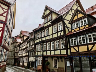 Fototapeta na wymiar Altstadt von Hannoversch Münden (Niedersachsen)