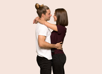 Happy couple in valentine day