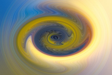 Abstract background consisting of concentric circles in saturated colors