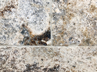 Texture of granite background. Granite Texture White Base with Brown Gray Spots