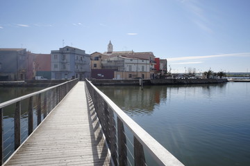 Obraz premium view of the town of Lesina