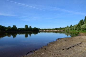 Bank of the river Ket
