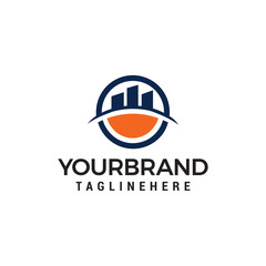 town building logo Vector Design Template