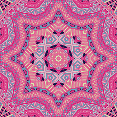 Line art geometric zen doodle design Mandala pattern