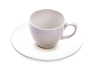 High detailed illustration of colorful cups isolated on white background