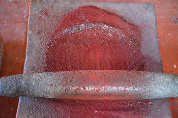 Colorful Dyes From Teotitlan del Valle, Oaxaca 