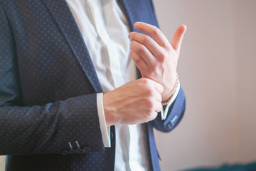 Man's style. Men's Accessories for groom. place for text