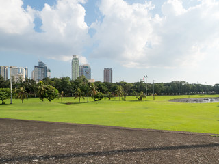 Makati City Skyline. Makati City is one of the most developed business district of Metro Manila and the entire Philippines. November, 2018