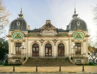 Le Théâtre de la ville de Quimper en Bretagne France - The Theatre of the city of Quimper in...