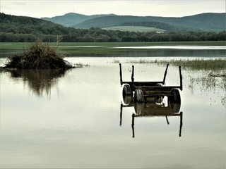 Hochwasser der Saale