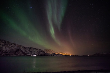 Fototapeta na wymiar Polarlicht - Aurora Borealis