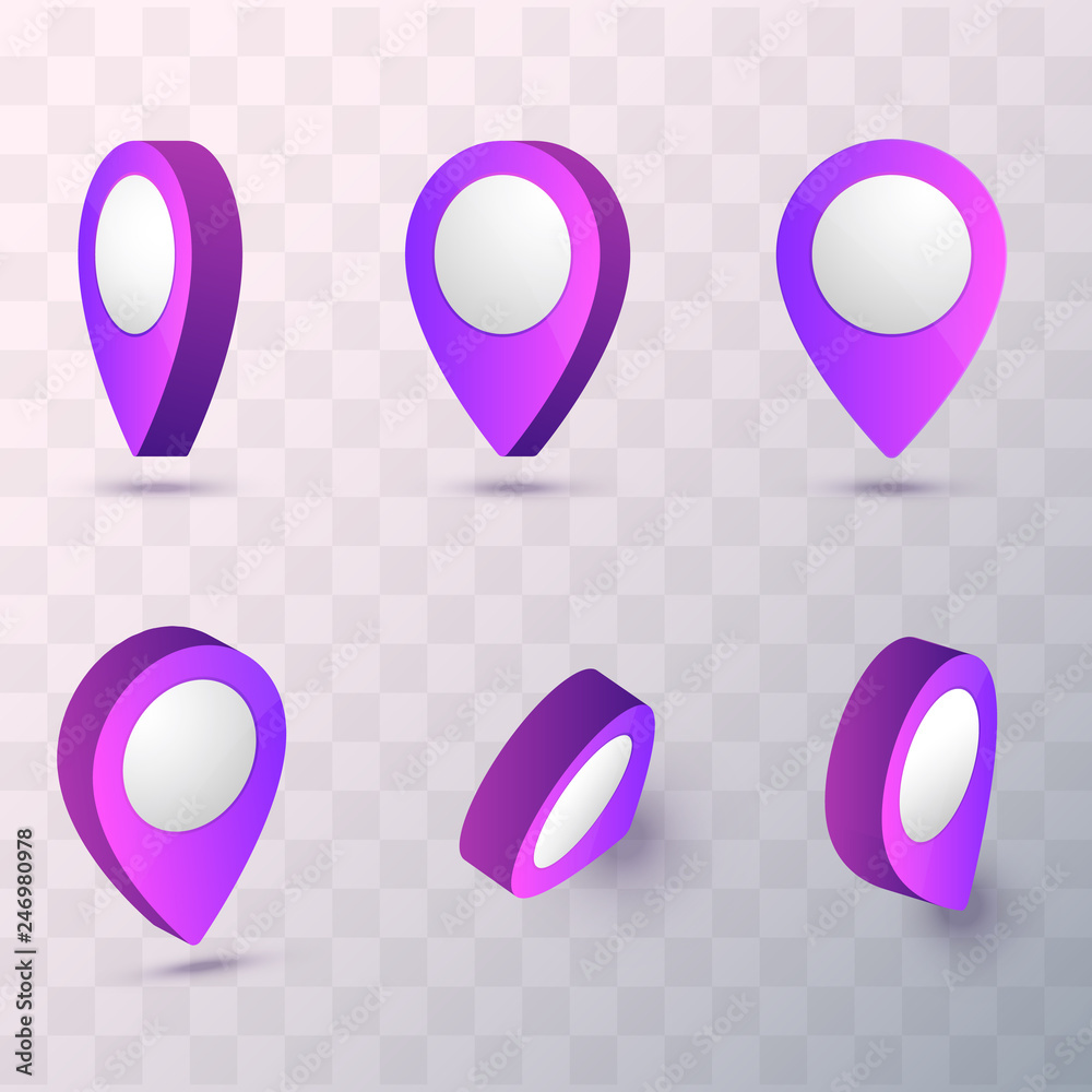 Poster Map pointer vector illustration. 
