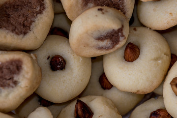 Small sweets with almonds made for Easter.