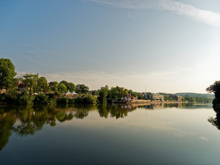 Stadtansicht Schweinfurt am Main, Unterfranken, Bayern, Deutschland