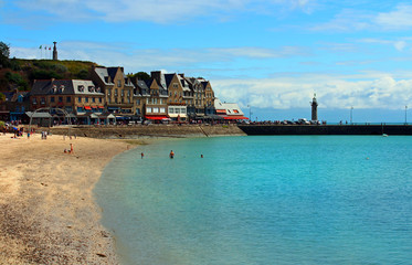 Uferpromenade in Cancale, Bretagne
