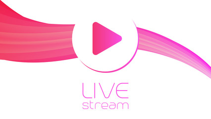 Live video streaming template