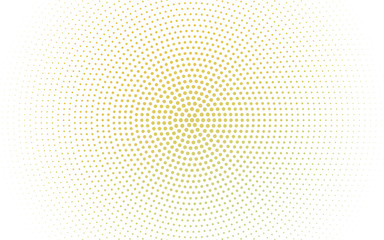 Dark Yellow vector  template with circles.
