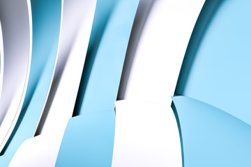 Naklejka premium 3d rendering, blue surface and graphic design background