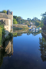 Fototapeta na wymiar Segre, France by the River Oudon