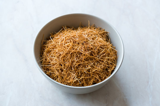 Baked Vermicelli For Turkish Kadayif Muhallebi