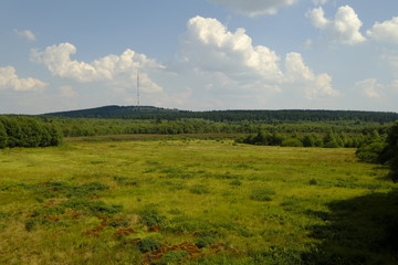 Das Naturschutzgebiet "Rotes Moor" im Biosphärenreservat Rhön, Hessen, Deutschland
