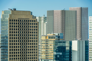 Obraz premium 東京タワー展望台から見える東京の街並み