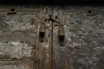 Closed blight old gate