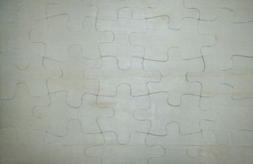 A complex wooden puzzle