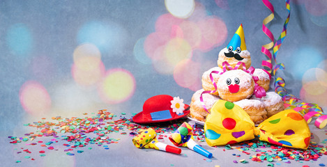 Fototapeta na wymiar Colorful carnival or birthday background