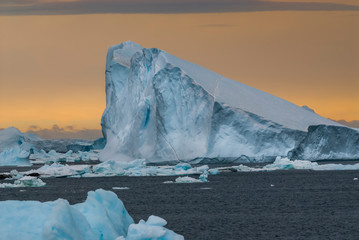 Wild frozen landscape, Antarctica