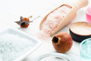 Cosmetic creams and salts