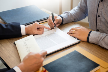 businessman hand sending a resignation letter to executive boss dismissed worker quit out from company, Change job, unemployment, resign concept