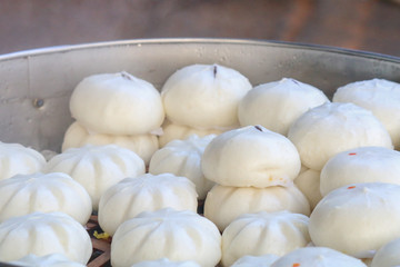 Buns for sale at street food