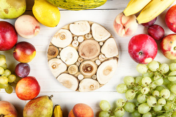 ripe fruit set