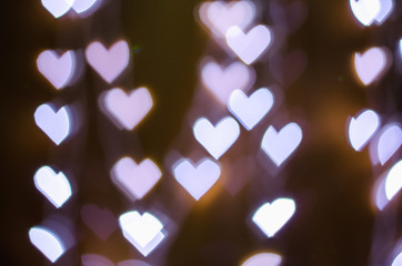 abstract background of bokeh lights