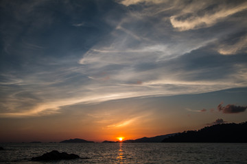 background sea in Thailand