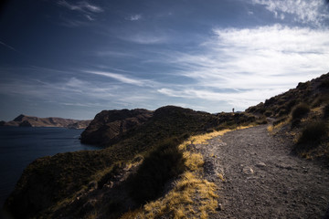 Weg zum Strand Küstenstraße