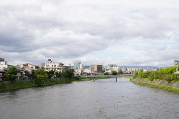 京都鴨川風景