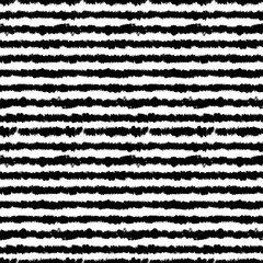 Seamless pattern with horizontal line. Simple geometric texture. Modern monochrome texture.